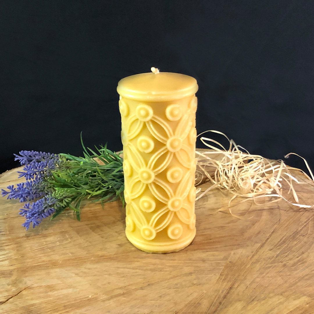 Bienenwachskerze "Blumenkerze " Chef